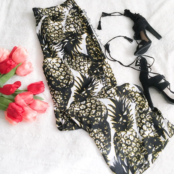 Worthington Pants - Wide Leg Pineapple Pants